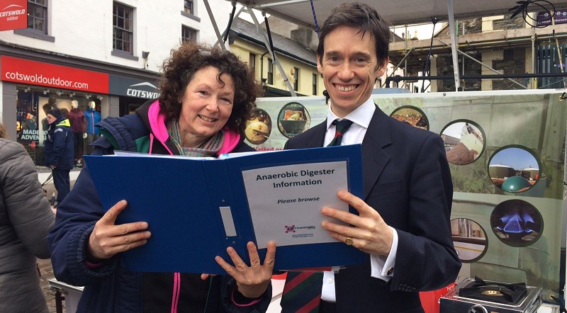 Rory Stewart MP learns about Micro Anaerobic Digestion potential for Threlkeld